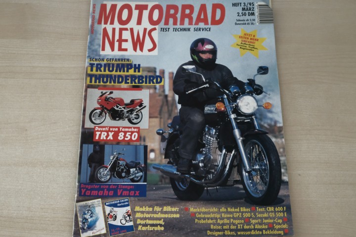 Deckblatt Motorrad News (03/1995)